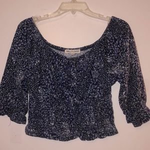 Floral crop top